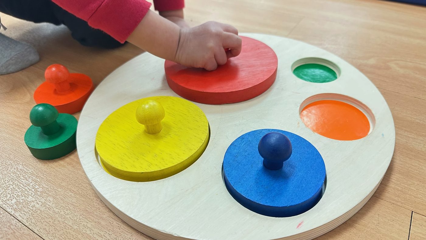Older children at work in the classroom